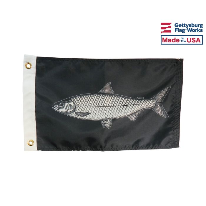 12x18" Lake Whitefish Flag - Fishing Boat Flag