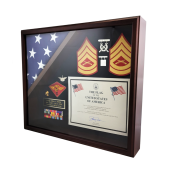 Capitol Flag And Accolades Display Case