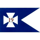 19th Corp HQ Guidon (1864) Flag - 3x5'