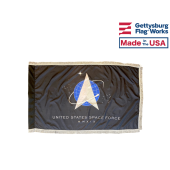 Official U.S. Space Force Flag - Formal Indoor and Parade Style