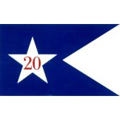 20th Corp HQ Guidon (1864) Flag - 3x5'