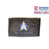 Official U.S. Space Force Flag - Formal Indoor and Parade Style