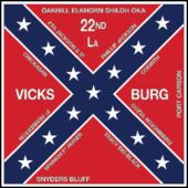 22nd LA Infantry Flag - 4x4'