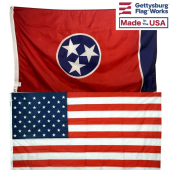 Tennessee & Battle-Tough® American Flag Combo Pack