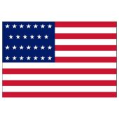 Historical American 27 Star Flag