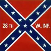 28th VA Infantry Flag - 4x4'