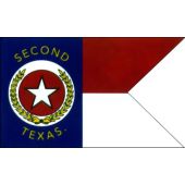 2nd Texas Cavalry Guidon Flag - 3x5'