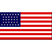 American, 32 Star Flag 