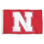 Nebraska Cornhuskers Outdoor Flag - Red