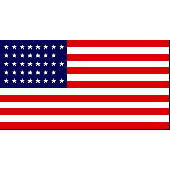 American, 38 Star Flag