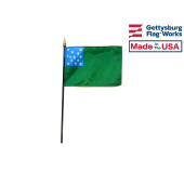 Green Mountain Boys Stick Flag - 4x6"