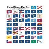 State Flag Set-Outdoor/2-Ply Polyester 