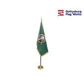 Washington Indoor Flag Set-3x5