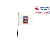82nd Airborne Stick Flag - 4x6"