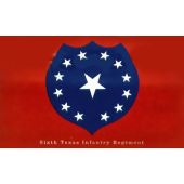 6th TX Infantry Flag - 3x5'