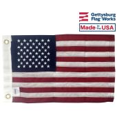 American Flag, Nylon, Grommets - 12x18"