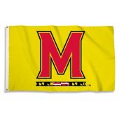 Maryland Terrapins Outdoor Flag - Yellow