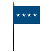 Air Force General Stick Flag - 4x6"