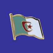 Algeria Lapel Pin (Single Waving Flag)