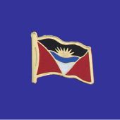 Antigua & Barbuda Lapel Pin (Single Waving Flag)