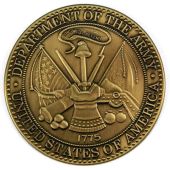 Army Brass Medallion