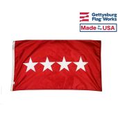 Army General (4 Star) - Army Officer Outdoor Flags