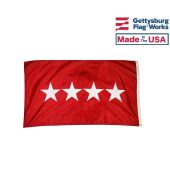 Army General (4 Star) - Army Officer Outdoor Flags
