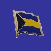 Bahamas Lapel Pin (Single Waving Flag)