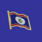 Belize Lapel Pin (Single Waving Flag)