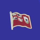 Bermuda Lapel Pin (Single Waving Flag)