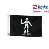 Bartholomew Roberts "Black Bart" Pirate Boat Flag