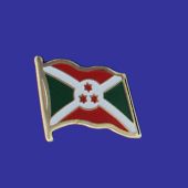 Burundi Lapel Pin (Single Waving Flag)