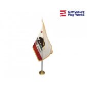 California Indoor Flag Set-3x5-with Flag Spreader