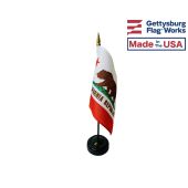 California State Stick Flag - 4x6"
