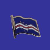 Cape Verde  Lapel Pin (Single Waving Flag)