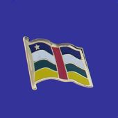 Central African Republic Lapel Pin (Single Waving Flag)