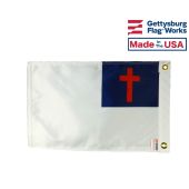 Christian Boat Flag -Double Sided- 12x18"