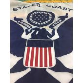 U.S. Coast Guard Applique Flag, 3x5