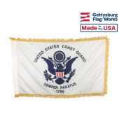 U.S. Coast Guard Applique Flag, 3x5