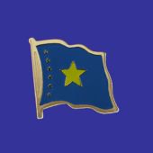 Congo Democratic Republic Lapel Pin (Single Waving Flag)