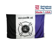 FIRE MOURNING FLAG - 3X5'
