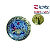 Army Seal Lapel Pin (Round Emblem Design)