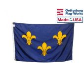 French Fleur-De-Lis Flag (3 Blue) 
