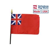 British Red Ensign Stick Flag - 4x6"
