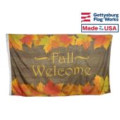 Fall Welcome Flag