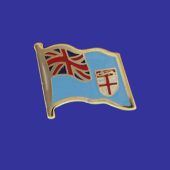Fiji Lapel Pin (Single Waving Flag)