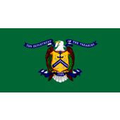US Department of the Treasury - Outdoor Treasury Department Flag