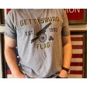 Gettysburg Flag Cannon T-Shirt