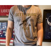 Gettysburg Flag Cannon T-Shirt