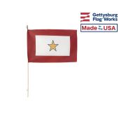 Gold Star Service Stick Flag - 12x18"
